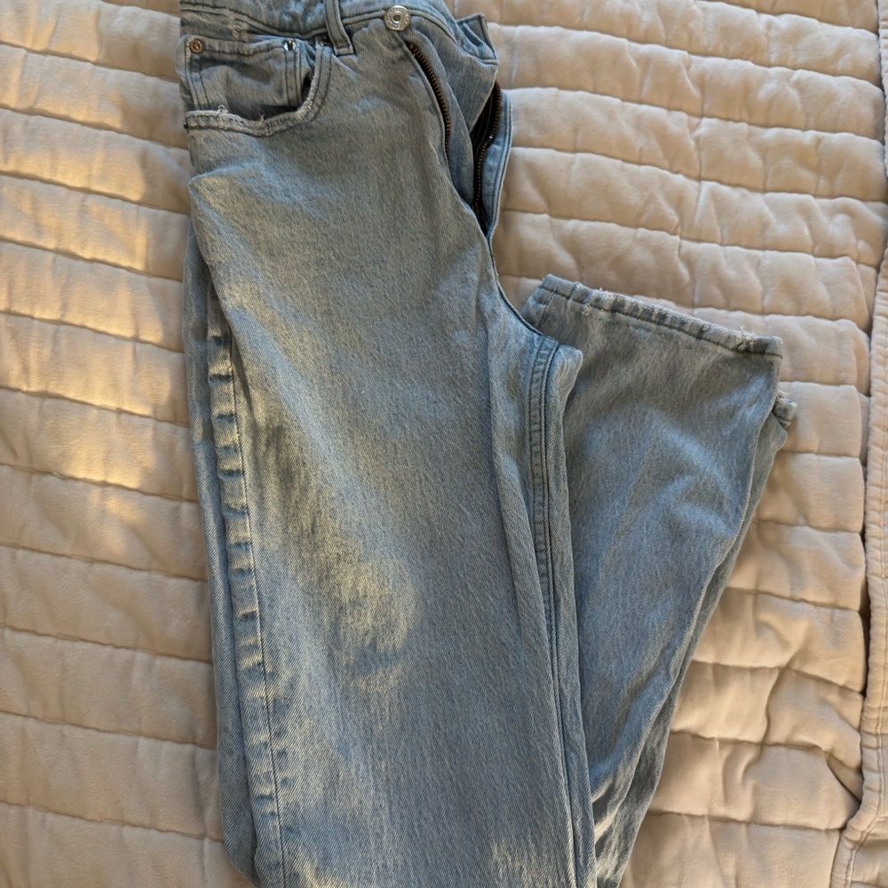 Abercrombie 90s ultra high rise jean cross over size 25 - Picture 2 of 3